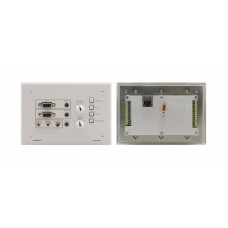 Kramer WP-500 Панель управления универсальная с коммутатором видео и стерео аудио; контроллер K-NET, регуляторы громкости